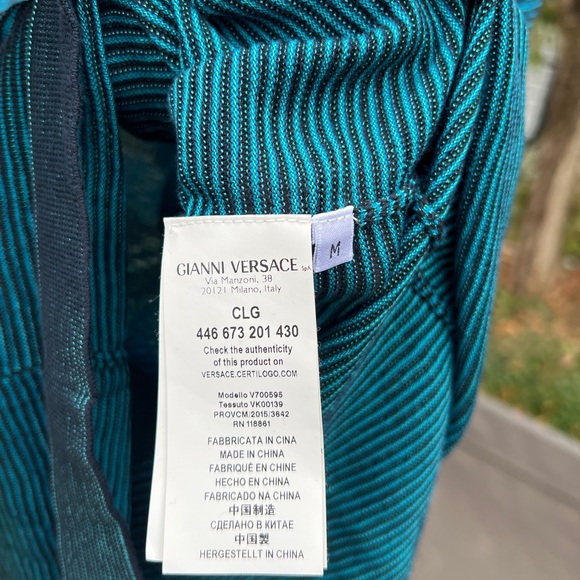 Versace Shirt Box Logo Blue - Picture 9 of 9